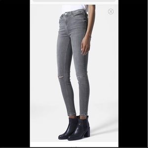 Topshop Moto 'Jamie' Ripped Skinny Jeans